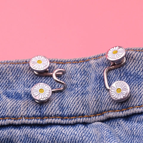 Universal waist jeans buttons