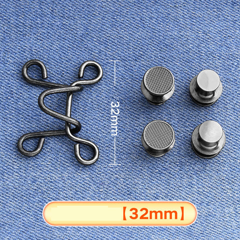 Universal waist jeans buttons