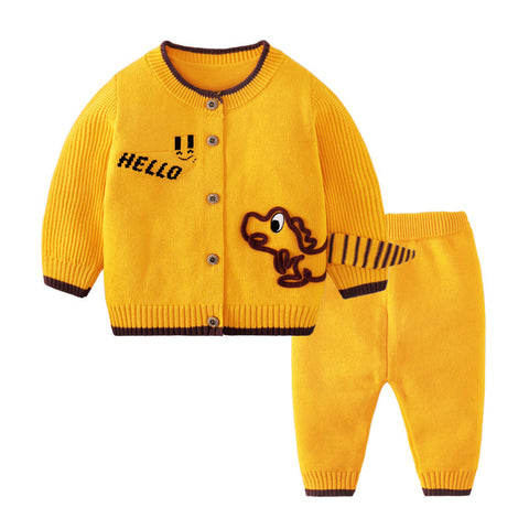 Children's Cardigan Suit Baby Outing Clothing