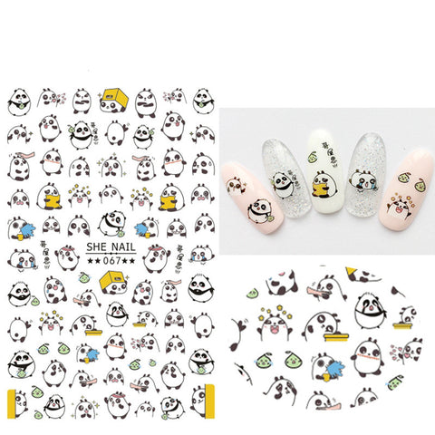 Cartoon character sticker manicure sticker