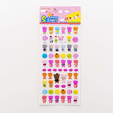 Cartoon Three-dimensional Bubble Sticker Hand Account Decoration Sticker