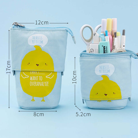 Cute Pupils Drop Down The Pen Holder And Pencil Case