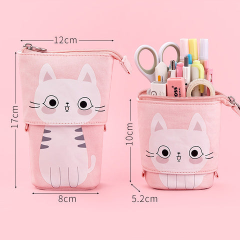 Cute Pupils Drop Down The Pen Holder And Pencil Case