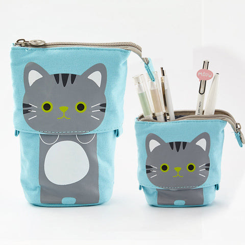 Cute Pupils Drop Down The Pen Holder And Pencil Case