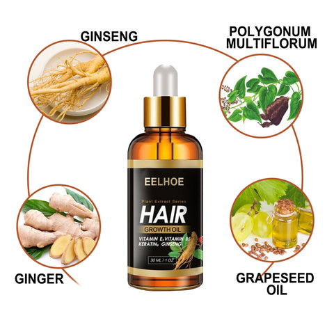 EELHOE Herb Essence Hair Hairdressing Hair Care Essential Oil Hair Strong Hair Reduce Hair Loss Broken Hair Hair Care Essential Oil