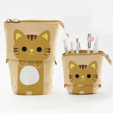 Cute Pupils Drop Down The Pen Holder And Pencil Case