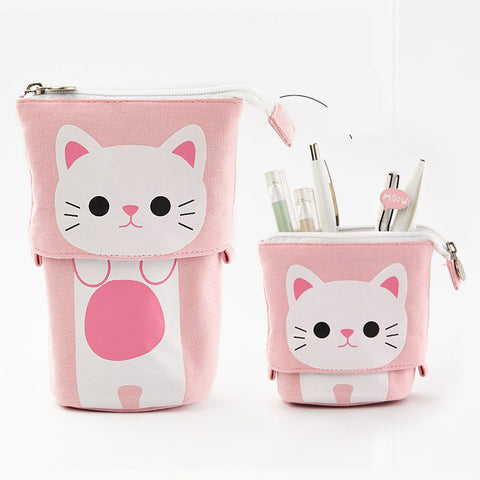 Cute Pupils Drop Down The Pen Holder And Pencil Case