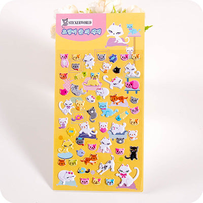 Cartoon Three-dimensional Bubble Sticker Hand Account Decoration Sticker