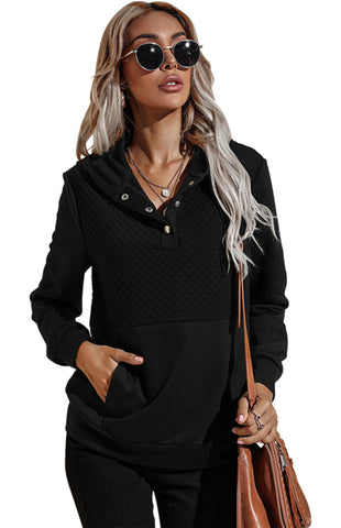 Women's Solid Color Fashion Long Sleeve Hooded Sweatshirt