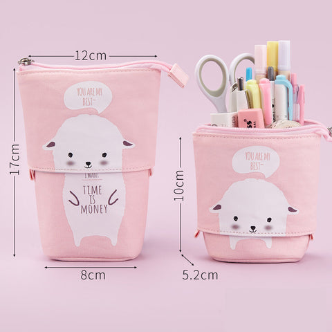 Cute Pupils Drop Down The Pen Holder And Pencil Case